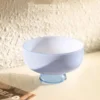 Bol a Salade en Verre – Serie Macaron Coloree 5