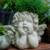 Pot de Fleur pour Interieur Ange en Oxyde de Magnesium 2