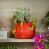 Pots de fleurs extérieur en forme de fruit tropical – jardinière céramique ludique avec plante