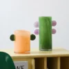 Vase en Verre Souffle – Serie Candy Colors avec Anses Rondes 3