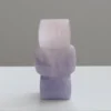 Vase en Verre Souffle – Serie Geometrique Degrade 3