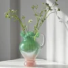 Vase en Verre Souffle – Serie Vintage Degrade avec Anse 4
