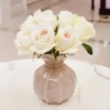 Vase en Verre Souffle – Texture Plissee 10
