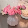 Vase en Verre Souffle – Texture Plissee 6