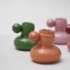 vase et fleurs design ludique