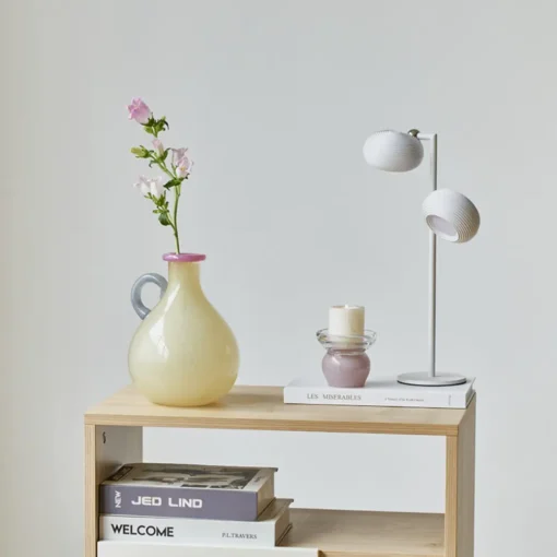 vase soliflore design ondulé artistique