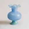 vases rétro bleus