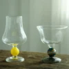 Verres a Vin avec Boules Colorees – Ensemble de 2 1