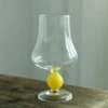 Verres a Vin avec Boules Colorees – Ensemble de 2 3