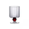 Verres a Vin et a Eau – Serie Rayures Verticales Ensemble de 2 5