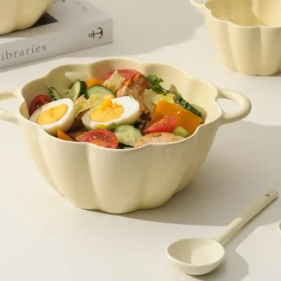 Saladier en Ceramique – Serie Creme 7 e1729067816439