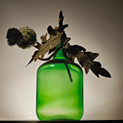 Vase en Ceramique Blanche – Serie Twist Artisanal 17