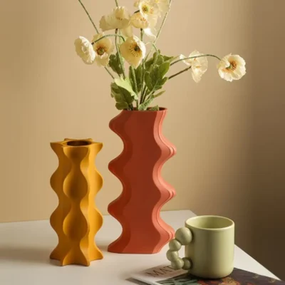 Vase en Ceramique – Serie Geometrique Style Nordique 2 e1729132571872