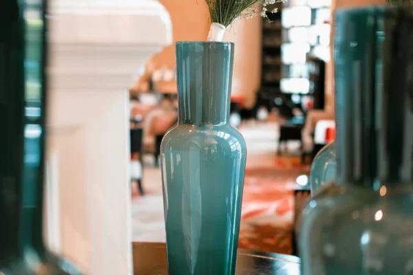 Vase en Ceramique – Serie Geometrique a Motifs Noirs 9