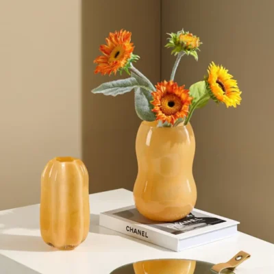 Vase en Verre Souffle – Serie Candy Colors 4