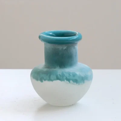 Vase en Verre Souffle – Serie Degrade Vintage Mat 7