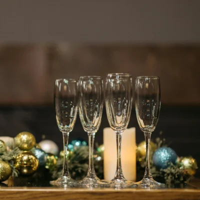 Verres a Vin et a Eau – Serie Perles Colorees90