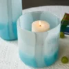 Design vase au dégradé subtil, idéal pour composer une ambiance calme, lumineuse et propice à la détente.