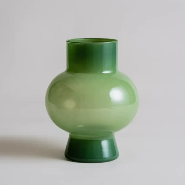 Vase vert brillant