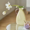 petit vases en verre clair