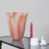vase rayures verre